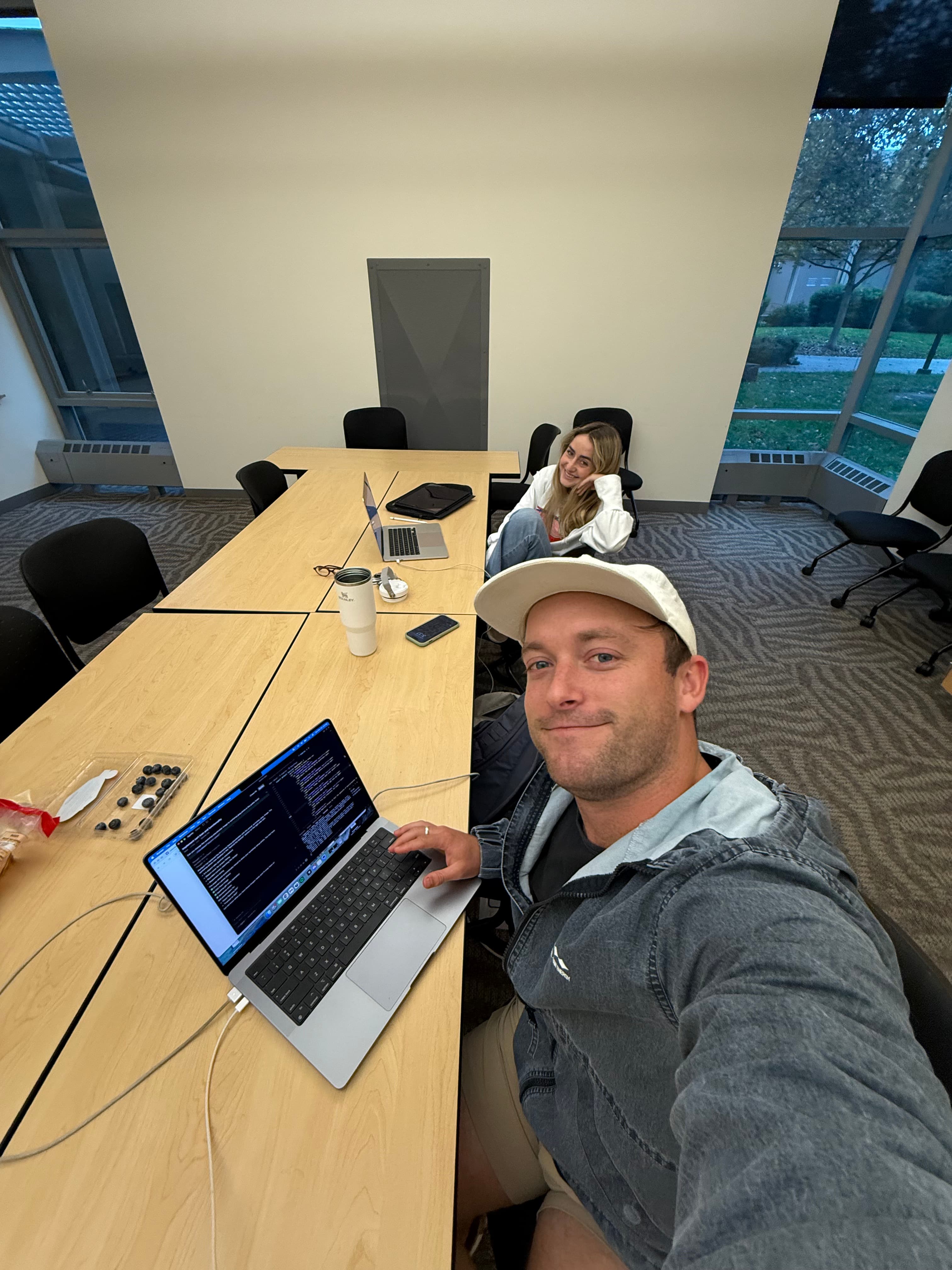 Alyse opening her Peso pawtrait gift